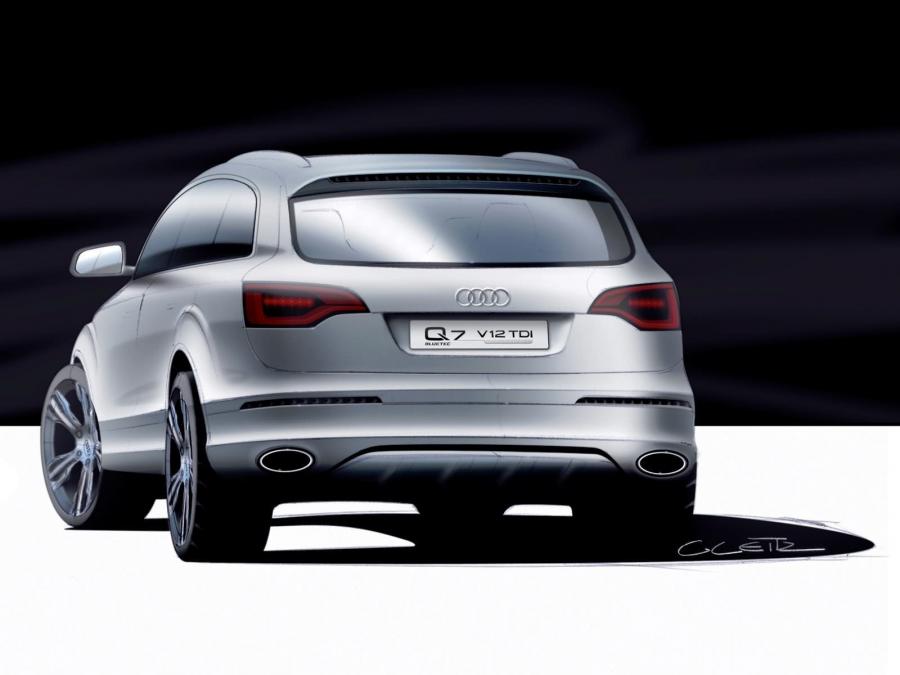 Эскиз Audi Q7 V12 TDI BlueTec Concept (4L) 2007 года  (фото 20 из 42)